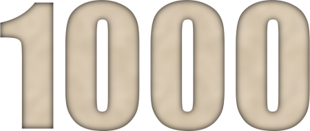 Цифра 1000