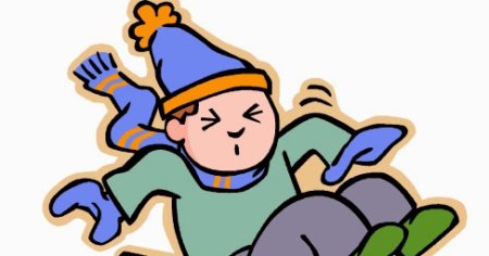 Аппликация на тему гололед