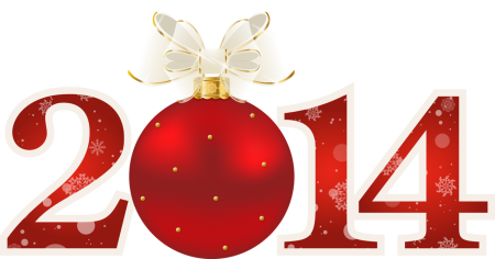 "Новый год 2014" надпись