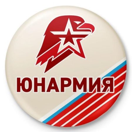 Значок Юнармия круглый