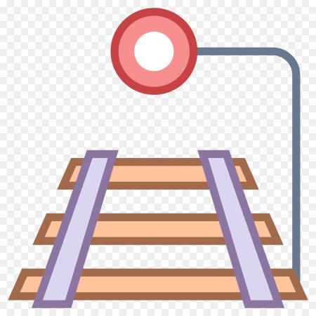 Знак на платформе поезда