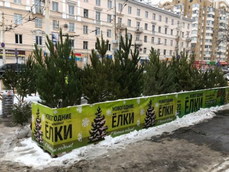 Елочный базар вектор