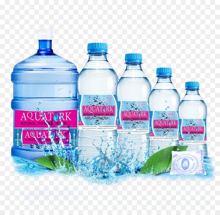 Минеральная вода в бутылках