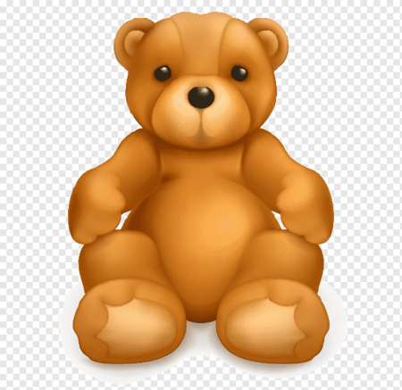 Плюшевые игрушки на прозрачном фоне