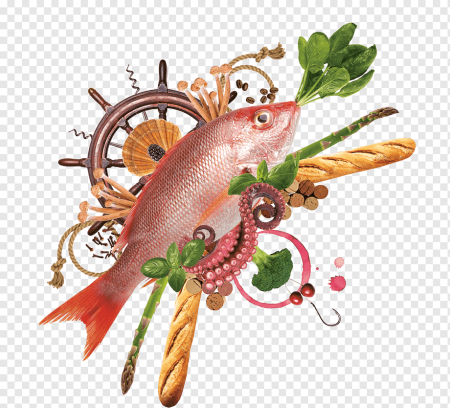Морепродукты клипарт