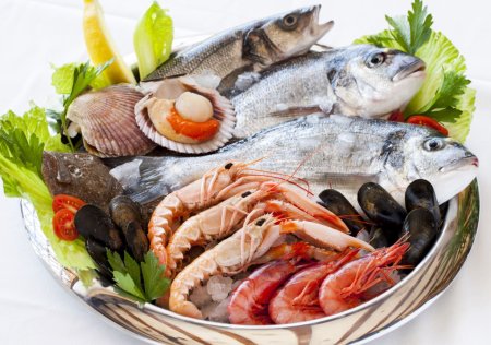 Рыба и морепродукты клипарт