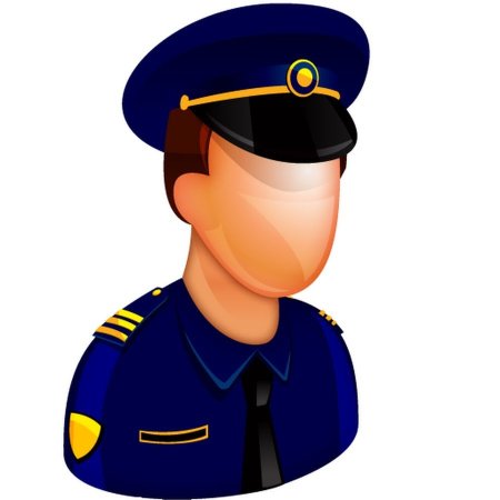 Полицейский без фона