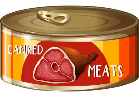 Мясные консервы рисунок