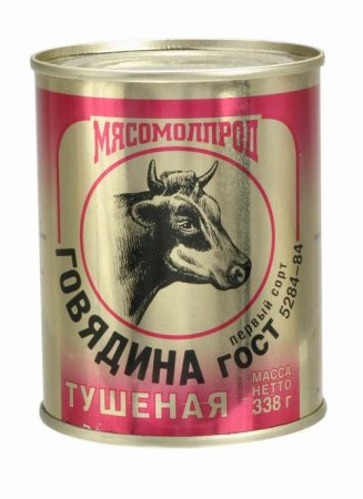 Консервная банка тушенка