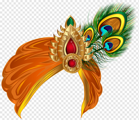 Индийский головной убор без фона