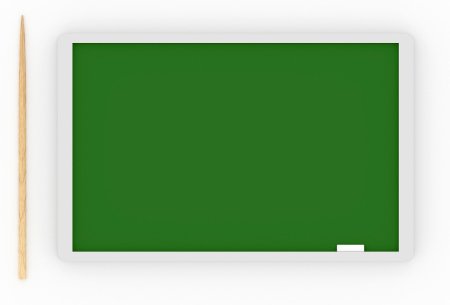 Зеленая доска для презентации