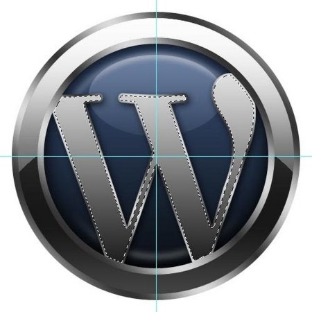 Буква w на черном фоне