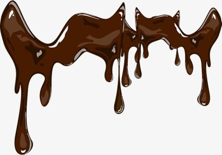 Потеки шоколада