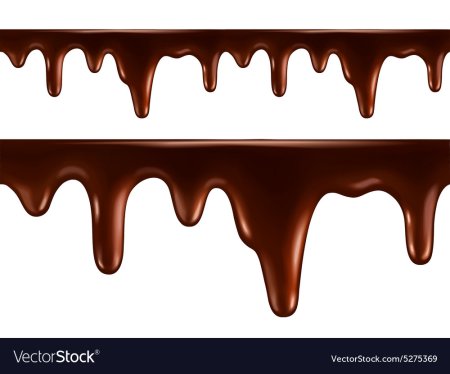 Шоколадные подтеки svg