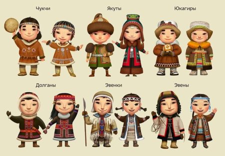 Народы России нац костюм якуты