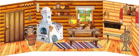 Ширма для игры русская изба