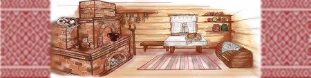 Русская изба изнутри для детей
