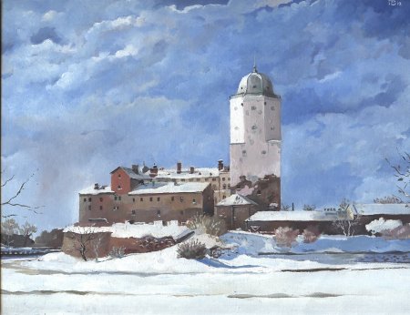 Выборг замок картина