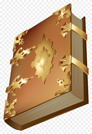 Книга на золотом фоне