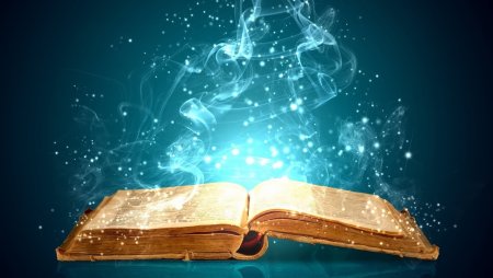 Магическая книга фон
