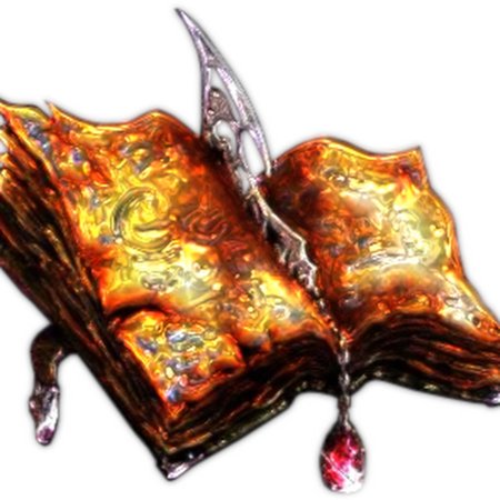 Книга магии на прозрачном фоне