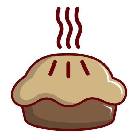 Кусок пирога мультяшный