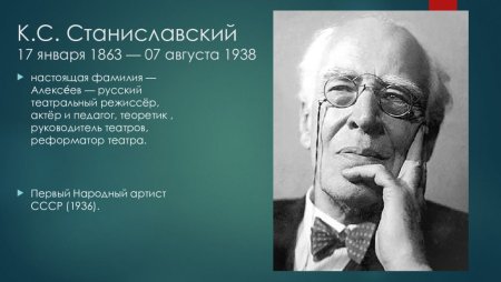 Станиславский характер