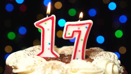 С днём рождения 17 лет девушке