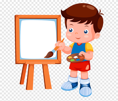 Клипарт детский художник (50 фото)