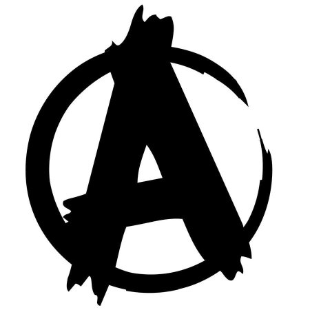 Знак анархии без фона