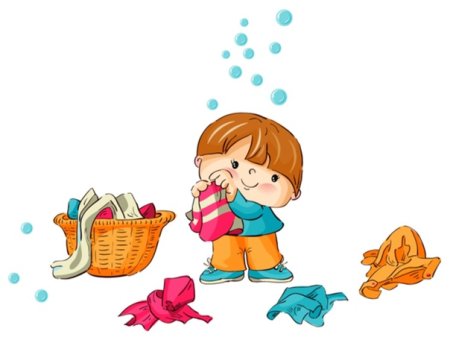 Дети мамины помощники