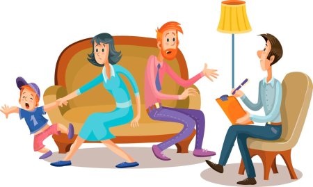 Психолог с родителями