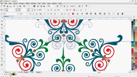 Орнамент в coreldraw