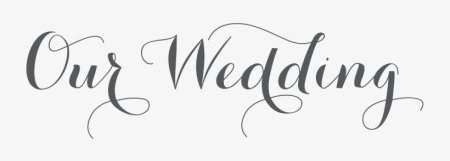 Wedding надпись