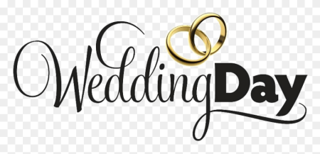 Wedding надпись