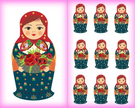 Матрешка младшая группа