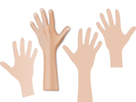 Ладонь вектор