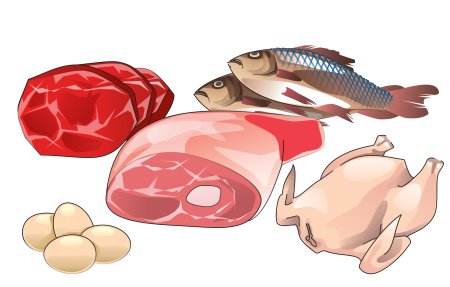 Мясо рыба яйца для детей