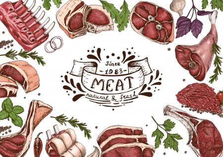 Узоры из мяса