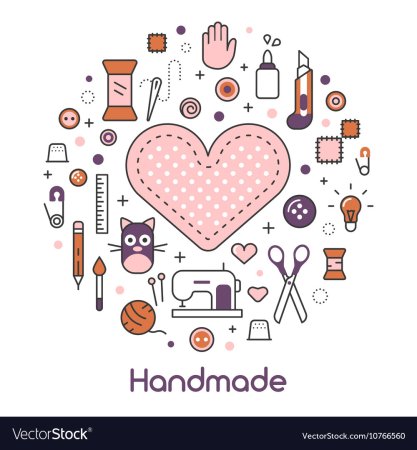 Логотип рукоделие Handmade