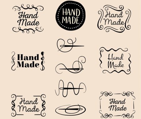 Handmade надпись