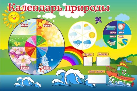 Макет календаря природы