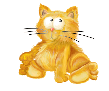 Кот рисунок