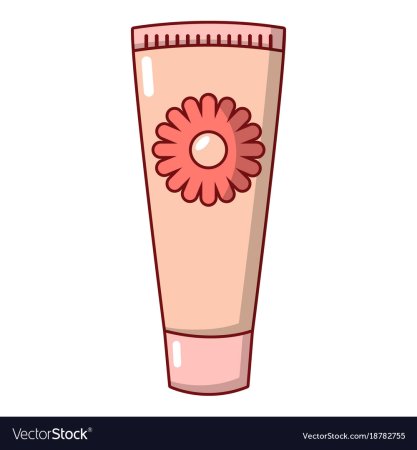 Тюбик крема вектор