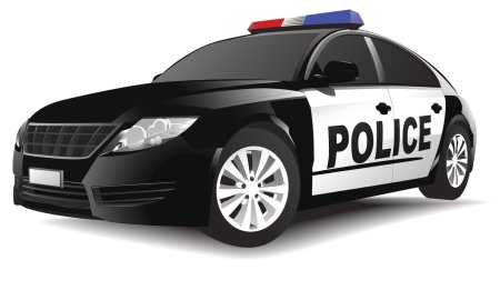Полиция на прозрачном фоне