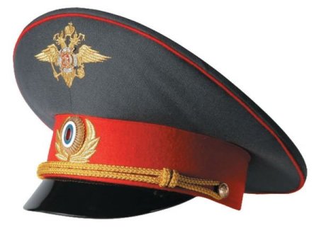 Фуражка милиции сбоку