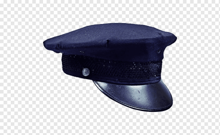 Черная Полицейская фуражка