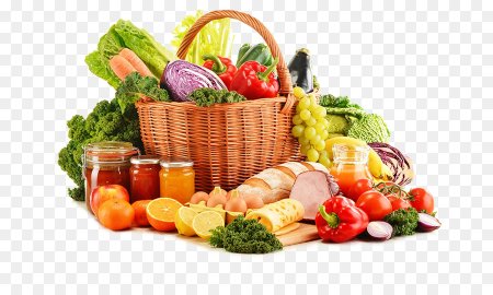 Продукты на прозрачном фоне