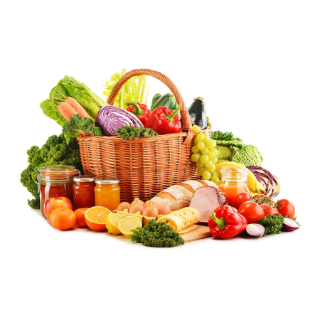 Корзинка с продуктами