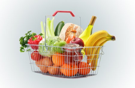 Корзинка с продуктами